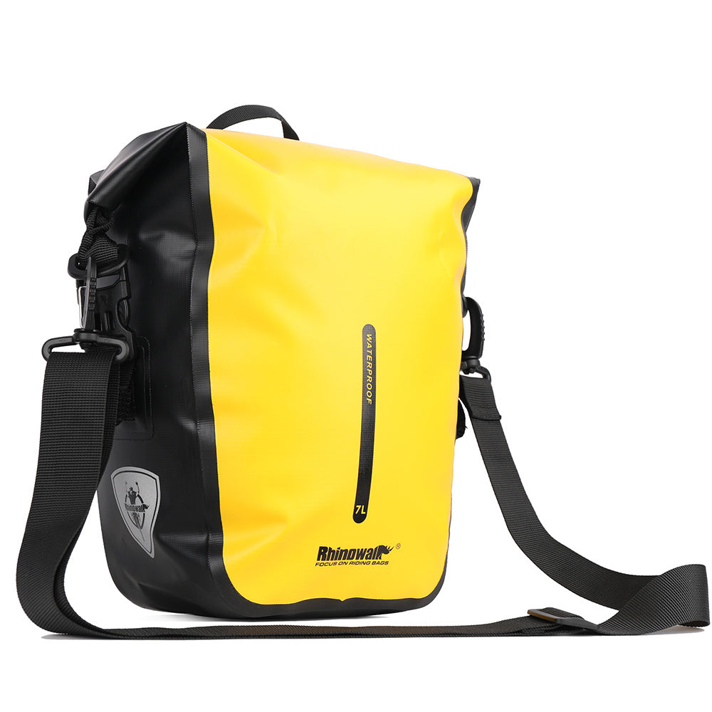 RHINOWALK RK6202 7L Bike Bag PVC+Mesh Cloth Bicycle Rear Seat Bag Saddle Bag RHINOWALK RK6202 7L Bike Bag PVC+Mesh Cloth Bicycle Rear Seat Bag Saddle Bag
